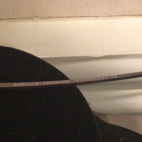 1990’s Prescription eyeglasses with easy clip on preowned bronze coloured - Picture 6 of 7